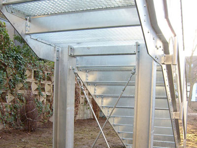 Treppenbau / Außentreppen / Stahlkonstruktion